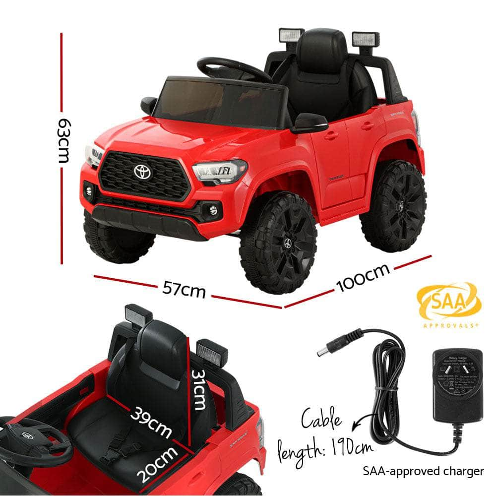 Ride On Car Kids Electric Toy Cars Tacoma Off Road Jeep 12V Battery Red