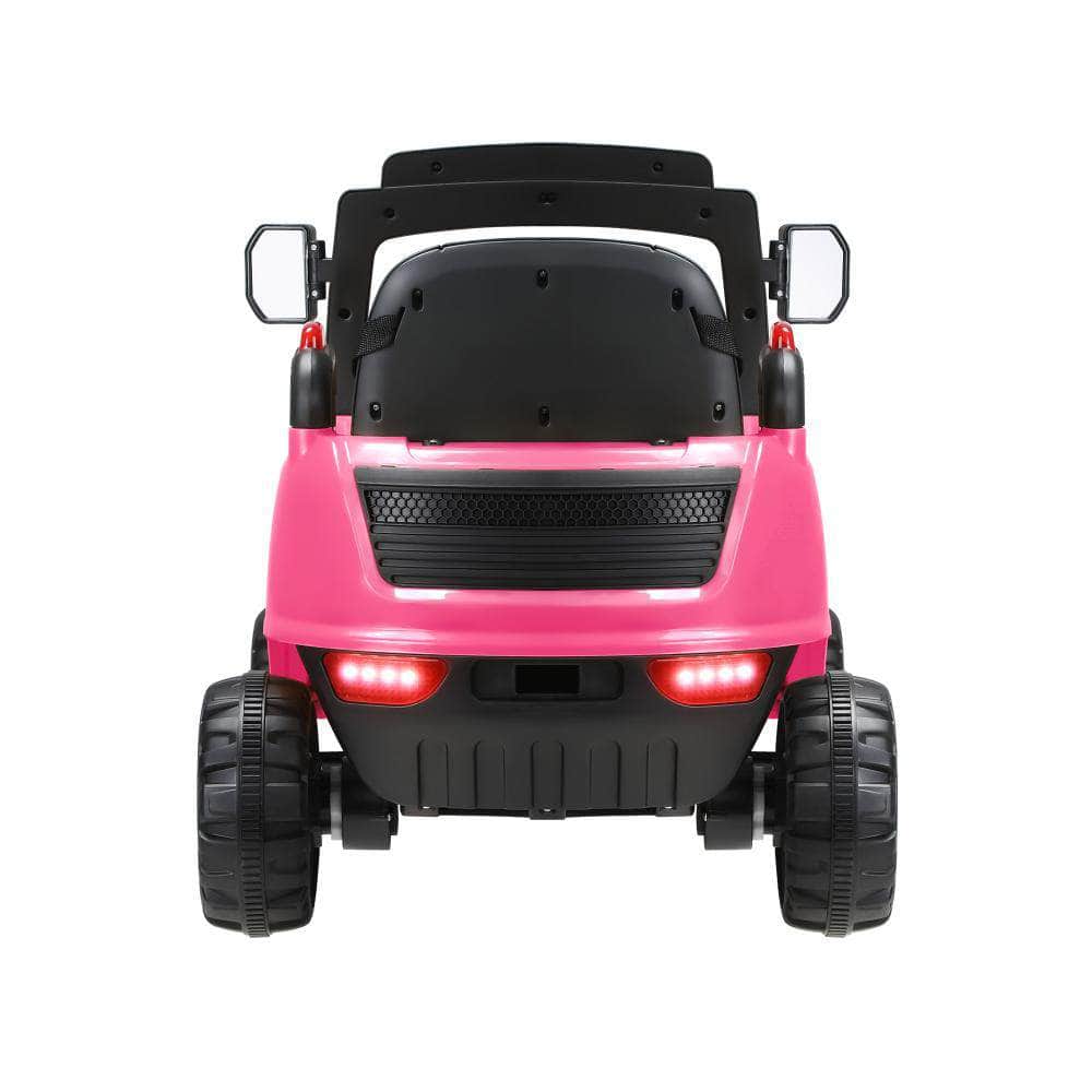 Ride-On Forklift Electric Car Toy for Toddlers Kids 12V Rechargeable Pink