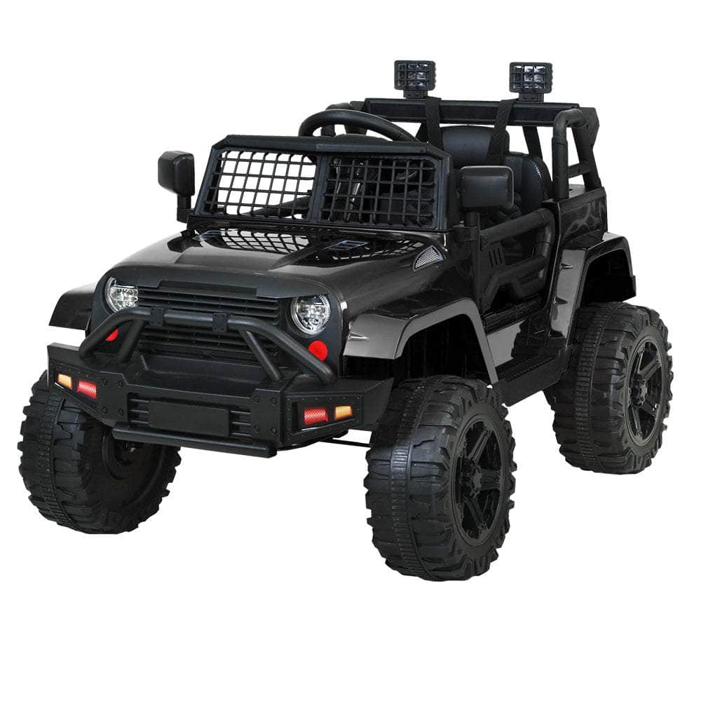 Rigo Kids Electric 12V Car Toys Jeep - Black