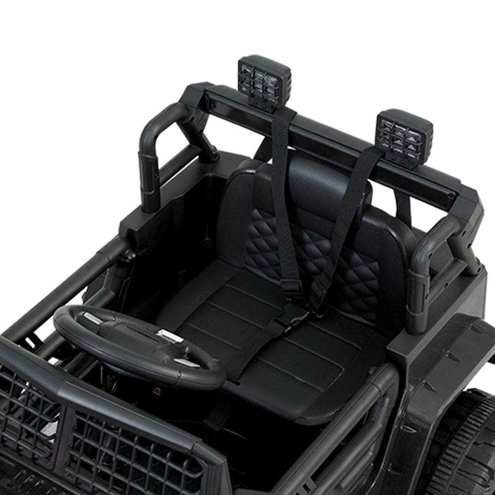 Rigo Kids Electric 12V Car Toys Jeep - Black