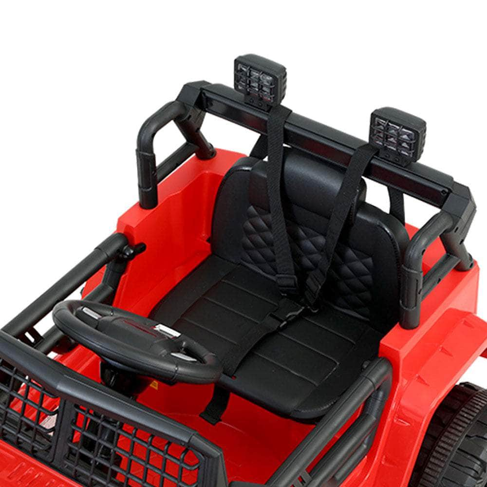 Rigo Kids Electric 12V Car Toys Jeep - Red