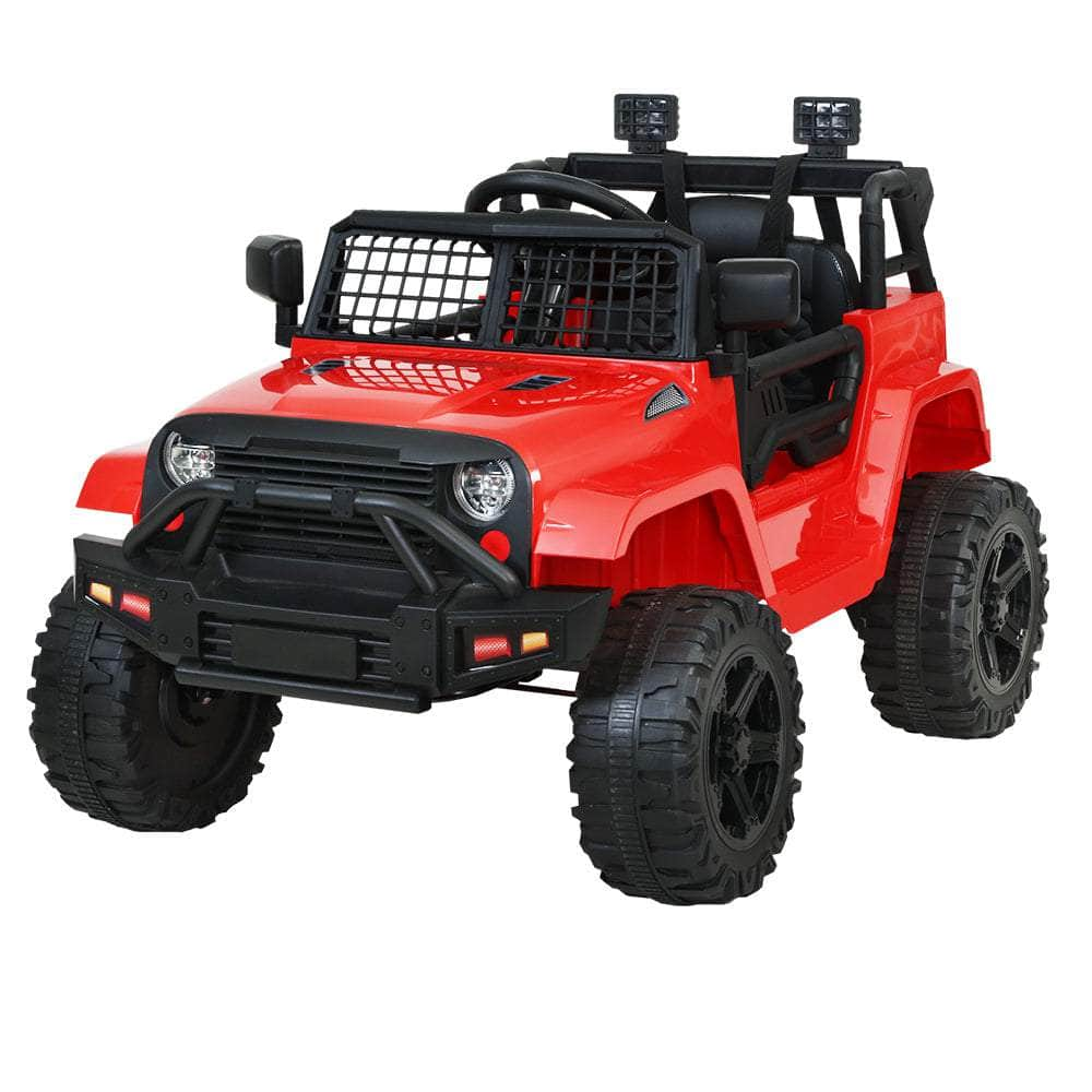 Rigo Kids Electric 12V Car Toys Jeep - Red