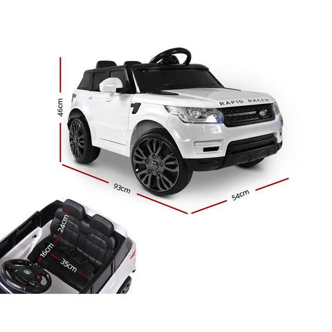 Rigo Kids Electric Suv, 12V, White