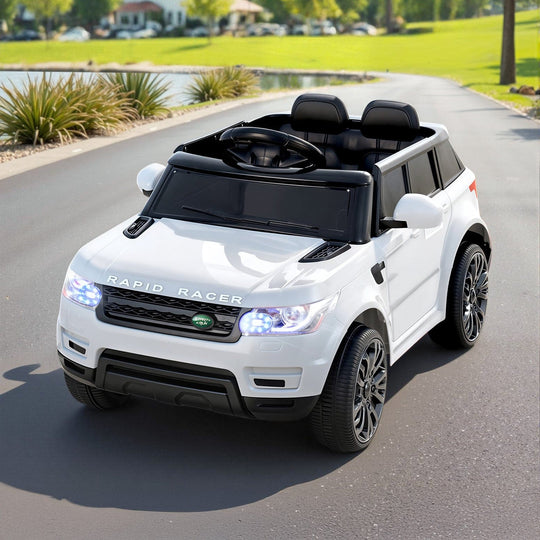 Rigo Kids Electric Suv, 12V, White, Ride On Cars