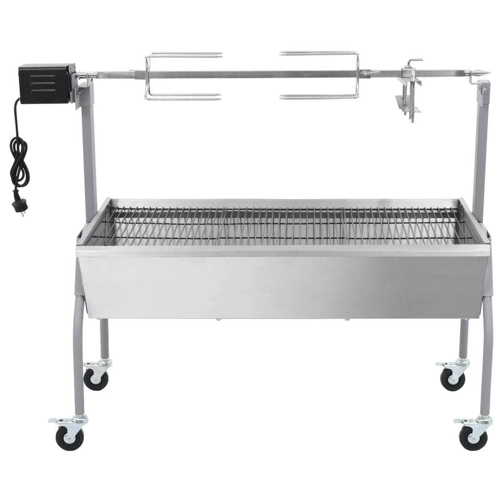 Roasting Barbecue with Spit and Electric Engine - Simple deals
