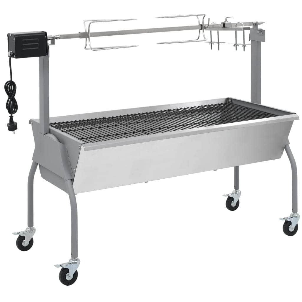 Roasting Barbecue with Spit and Electric Engine - Simple deals