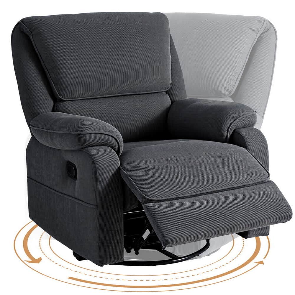 Rocking Recliner Chair 360 Swivel Massage Heated Reclining Chairs