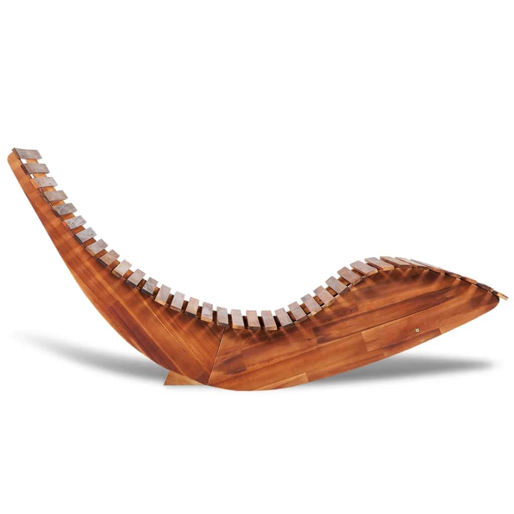 Rocking Sun Lounger Acacia Wood - Simple deals