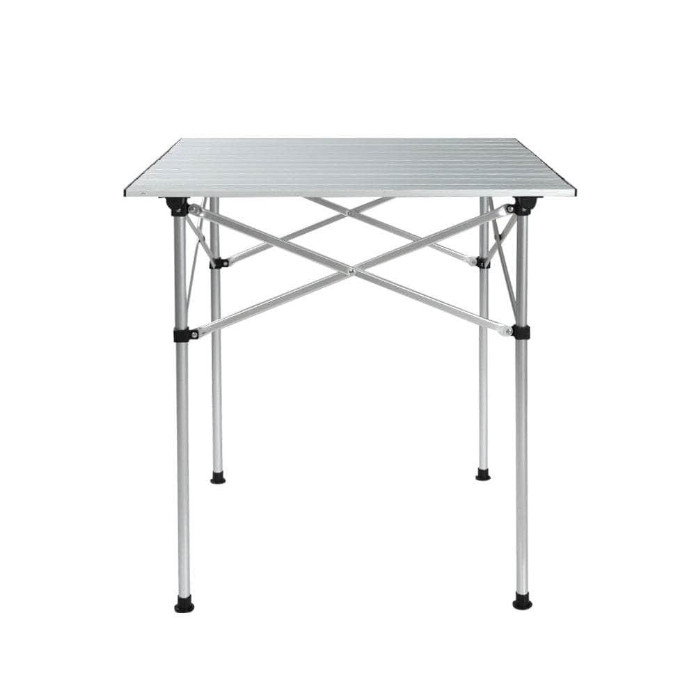 Roll Up Camping Table Foldable Portable Picnic Garden BBQ Desk 70CM