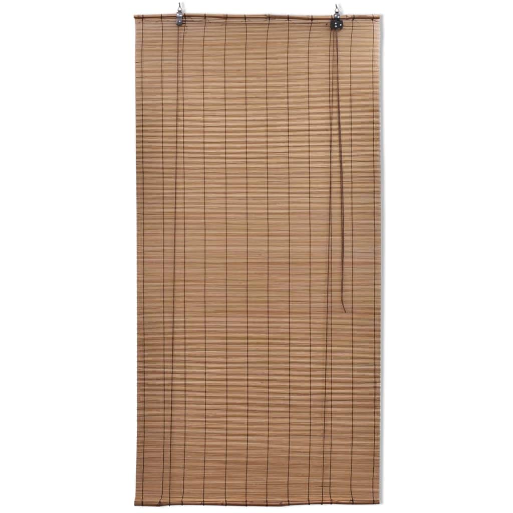 Roller Blind Bamboo Privacy Brown
