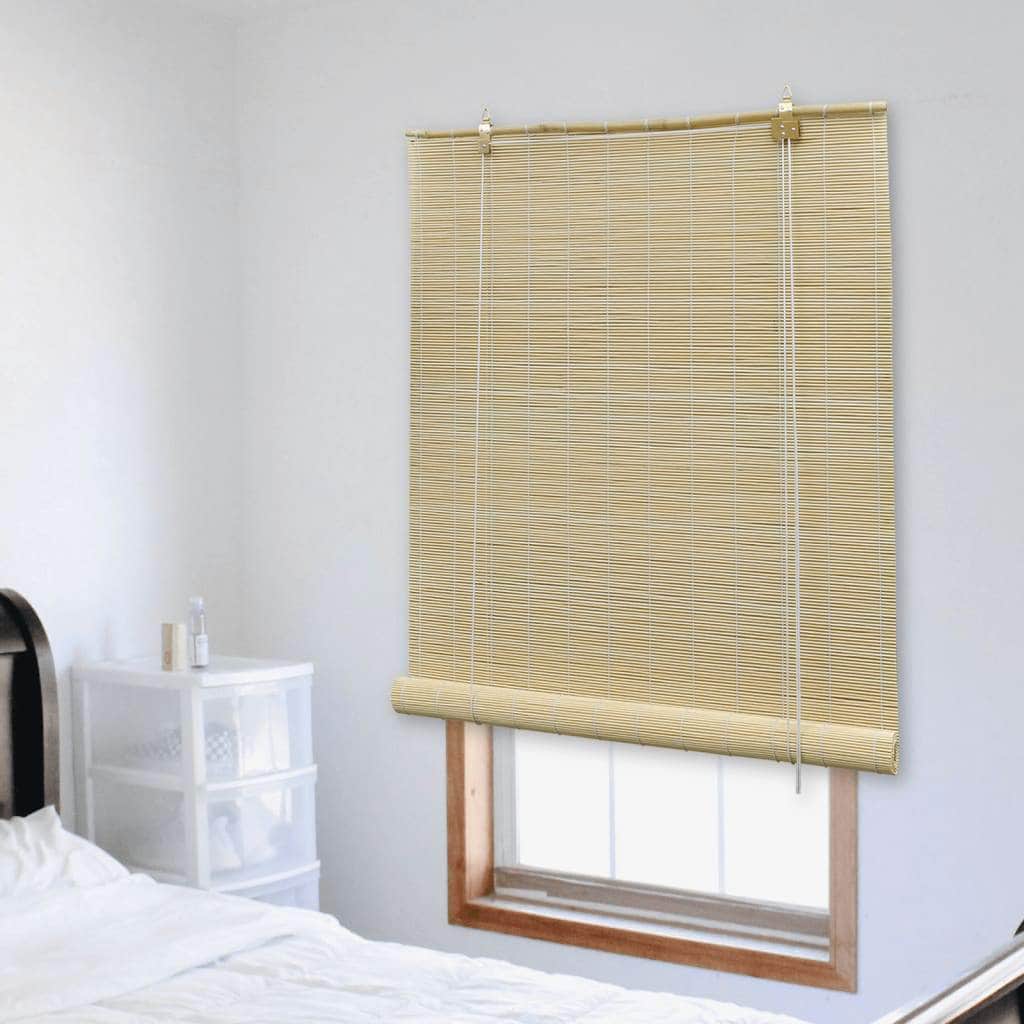 Roller Blind Bamboo Privacy Natural on Afterpay | ZipPay | LayBuy | Klarna