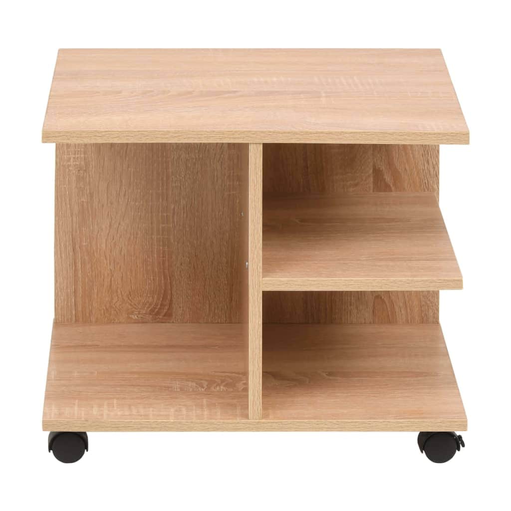 Rolling Shelf Oak