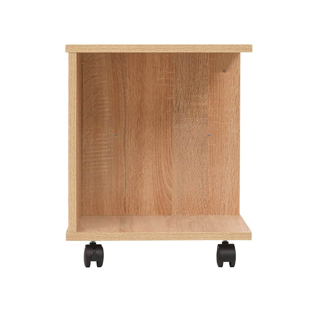 Rolling Shelf Oak