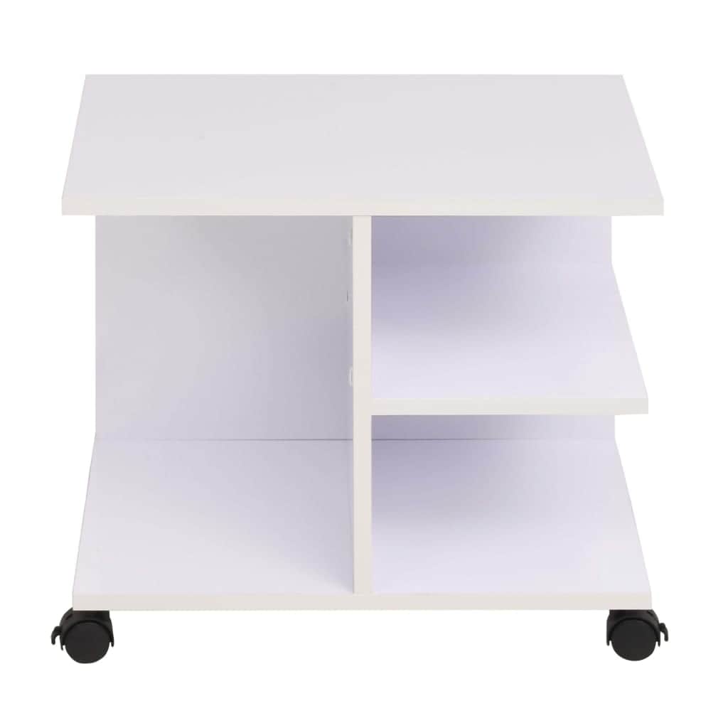 Rolling Shelf White