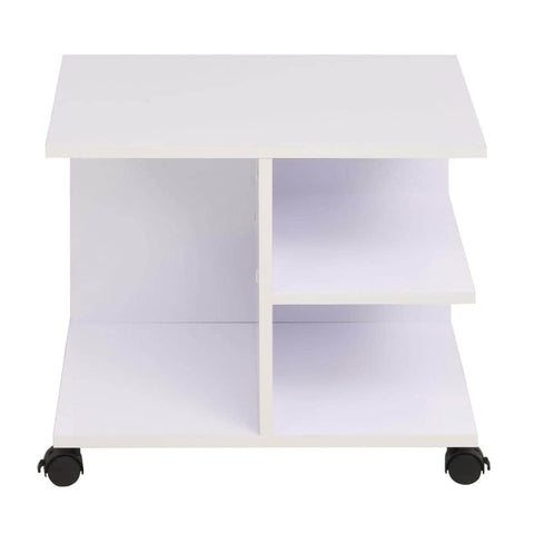 Rolling Shelf White