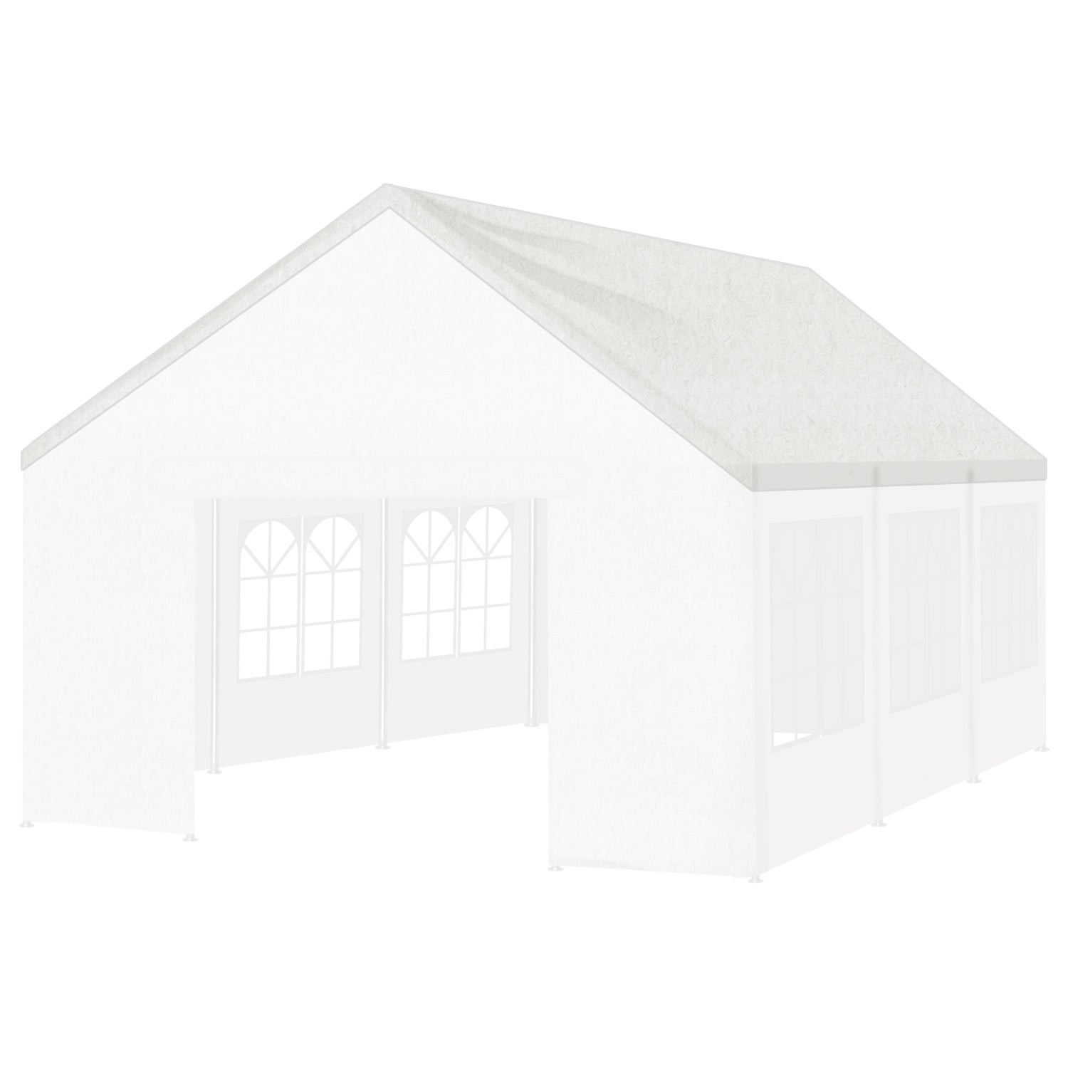Outdoor Marquee Roof White Premium 6x6cm