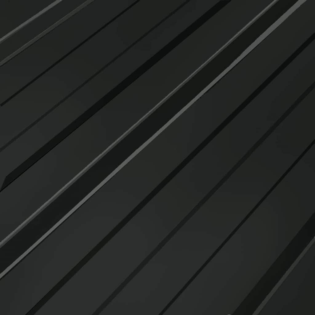 Roof Panels 12 pcs Galvanised Steel Anthracite