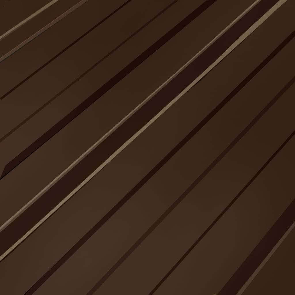 Roof Panels 12 pcs Galvanised Steel Brown