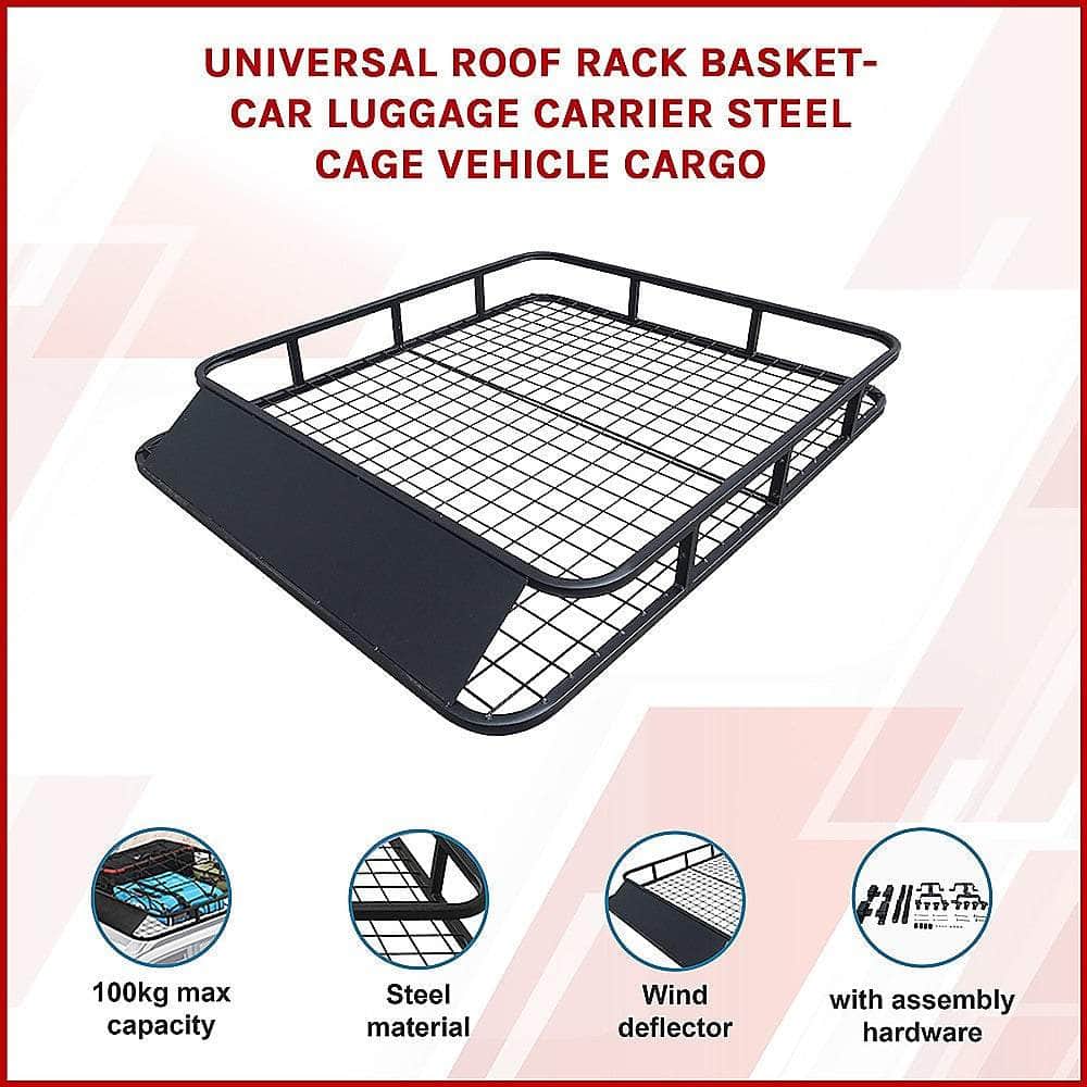 Roof Rack Basket - Car Luggage Carrier