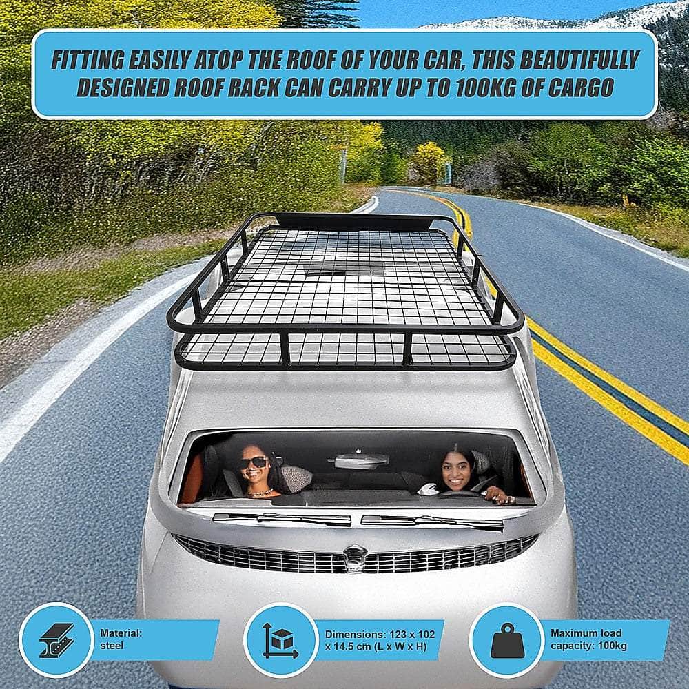 Roof Rack Basket - Car Luggage Carrier