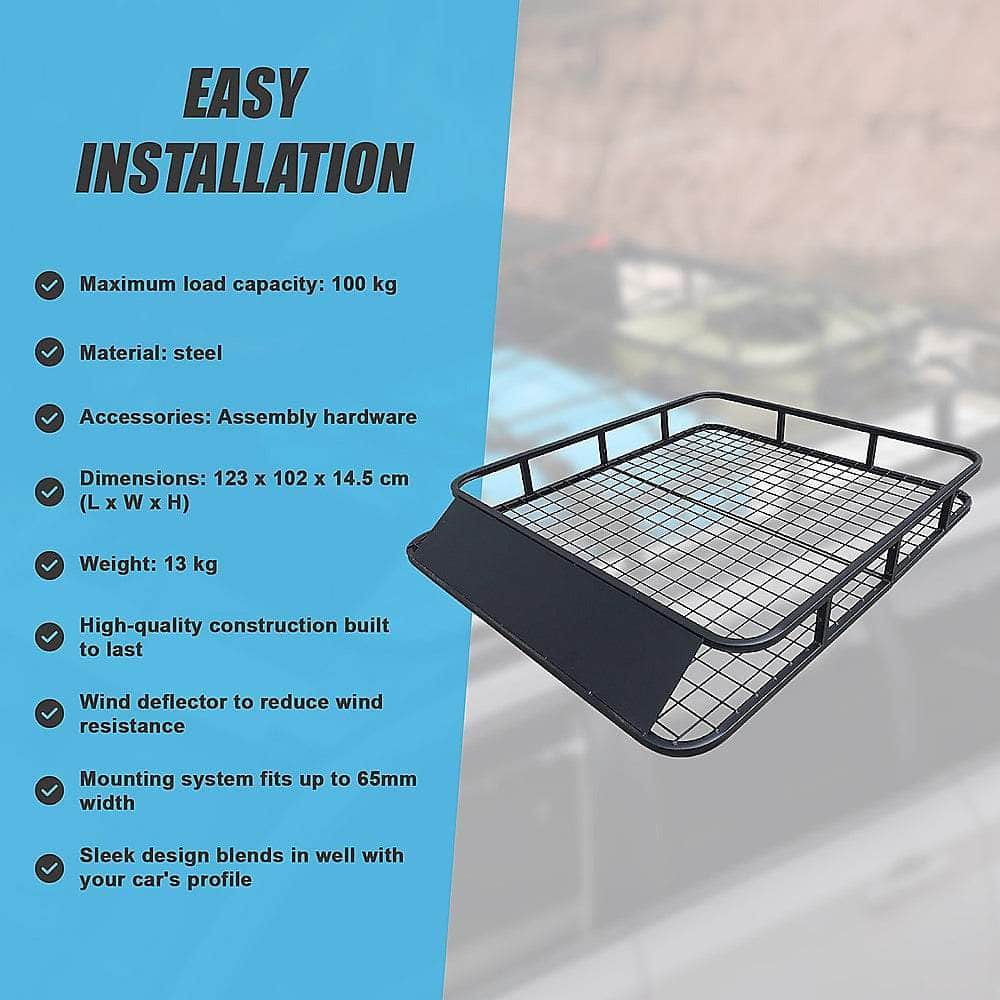 Roof Rack Basket - Car Luggage Carrier