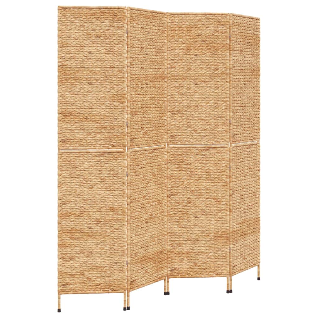 Room Divider 4-Panel Water Hyacinth