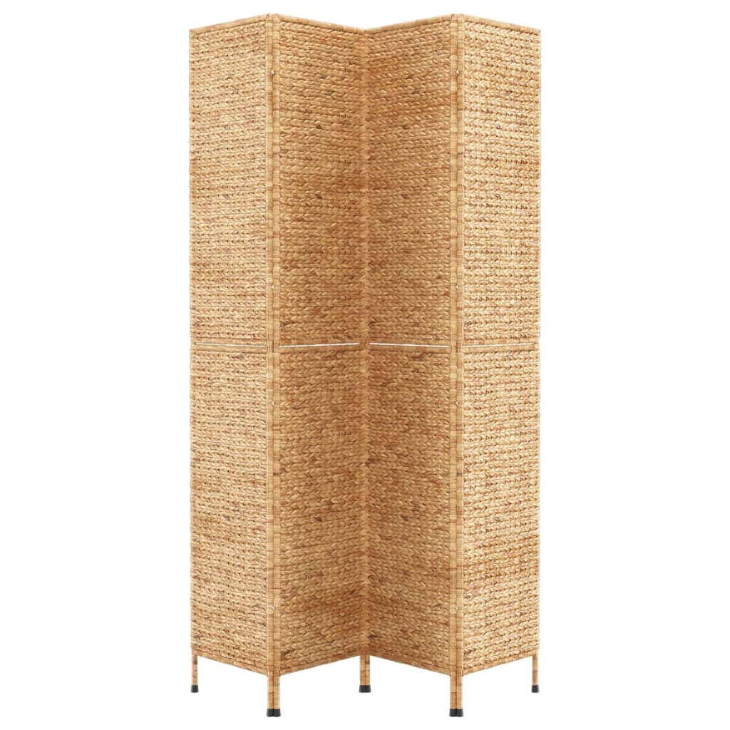 Room Divider 4-Panel Water Hyacinth