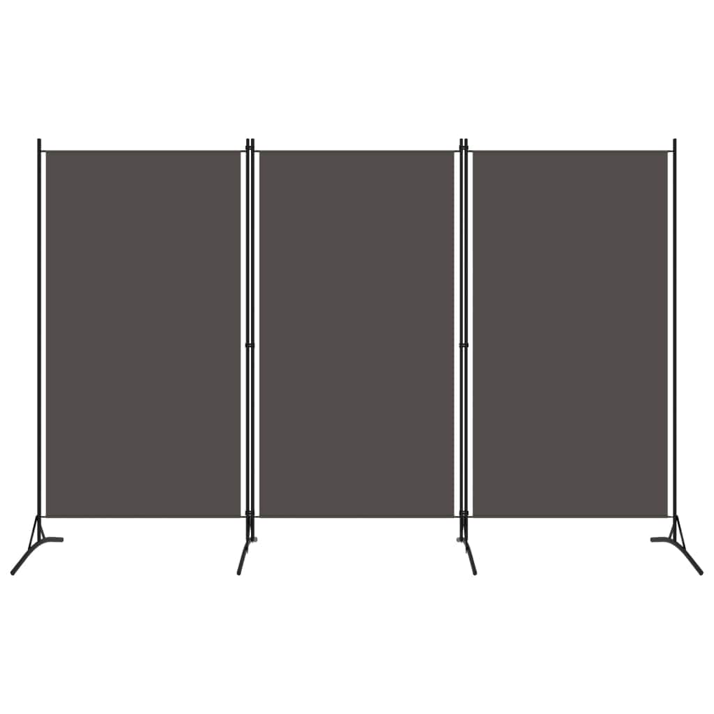 Room Divider Anthracite (3-Panel)