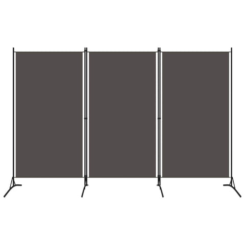 Room Divider Anthracite (3-Panel)