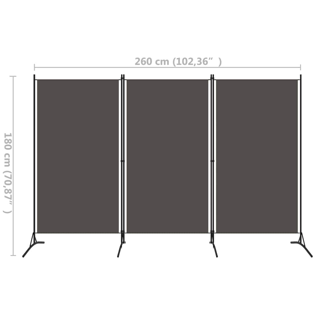 Room Divider Anthracite