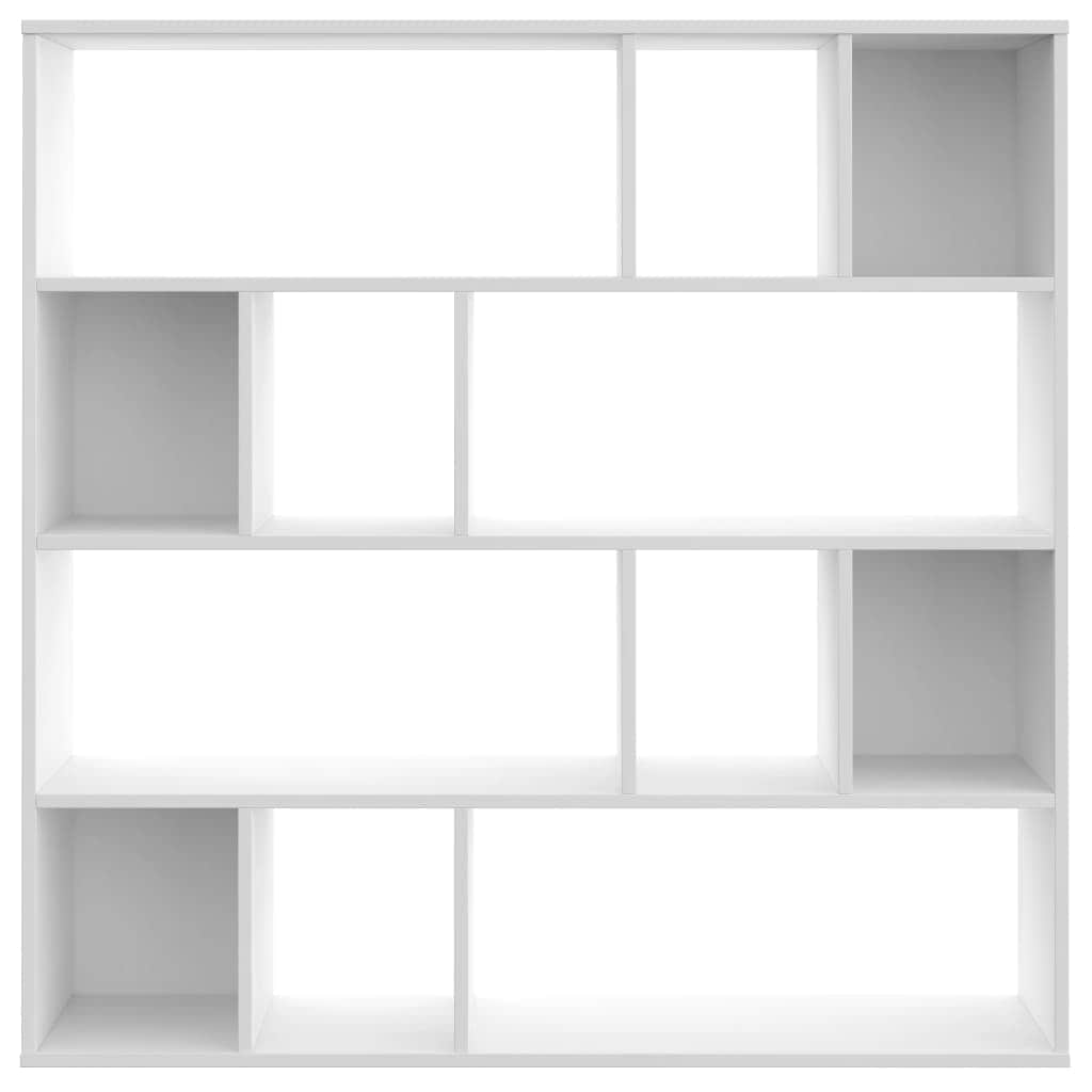 Room Divider/Book Cabinet White Chipboard