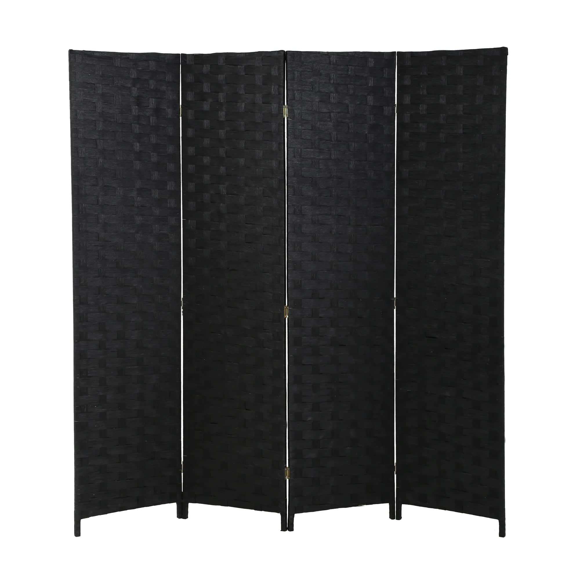 Room Divider Folding Privacy Screen Storage Design Wooden Frame
