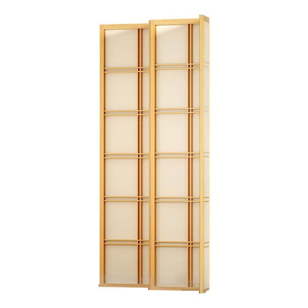 Room Divider Screen Privacy Wood Dividers Stand 4 Panel Nova Natural