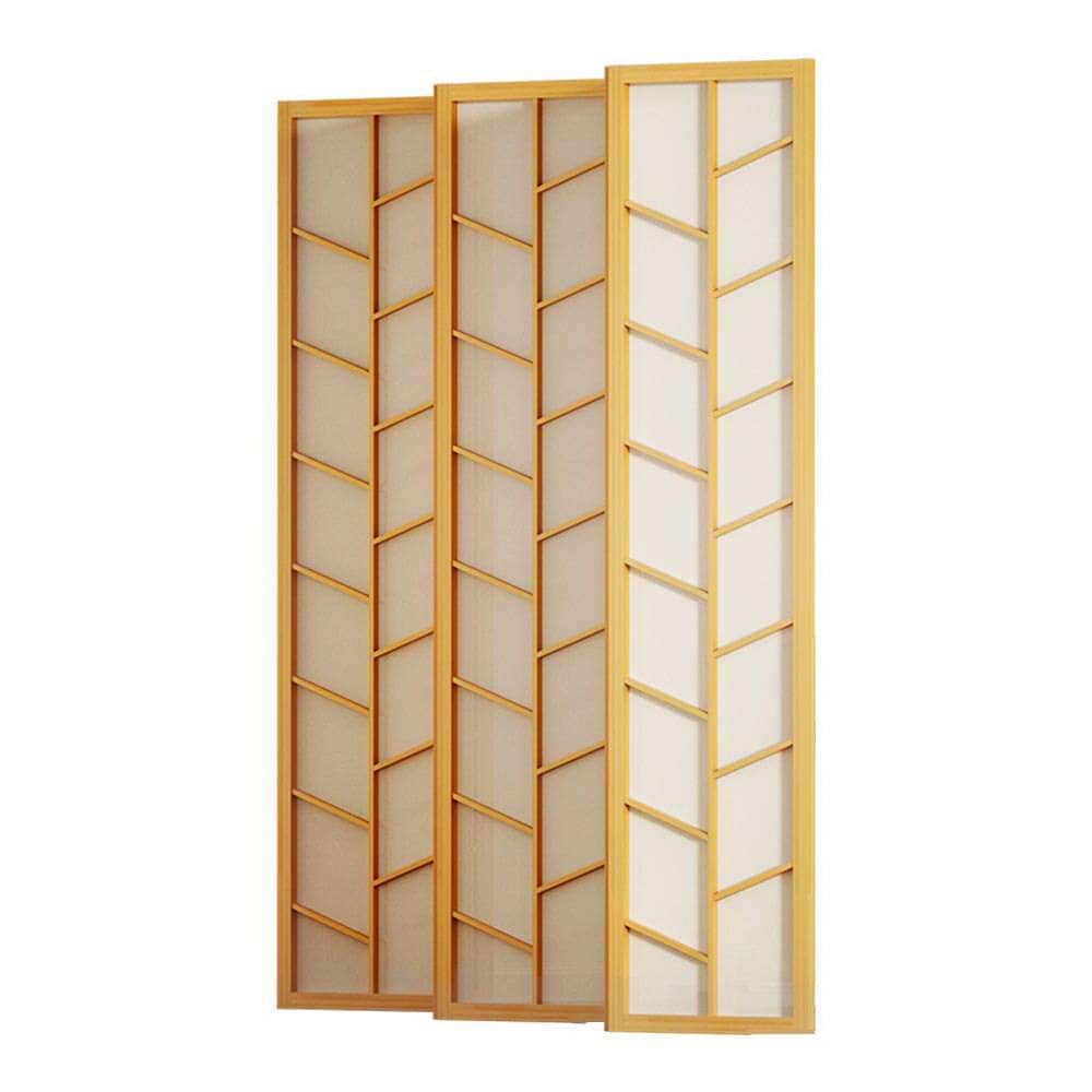 Room Divider Screen Privacy Wood Dividers Stand 6 Panel Archer Natural