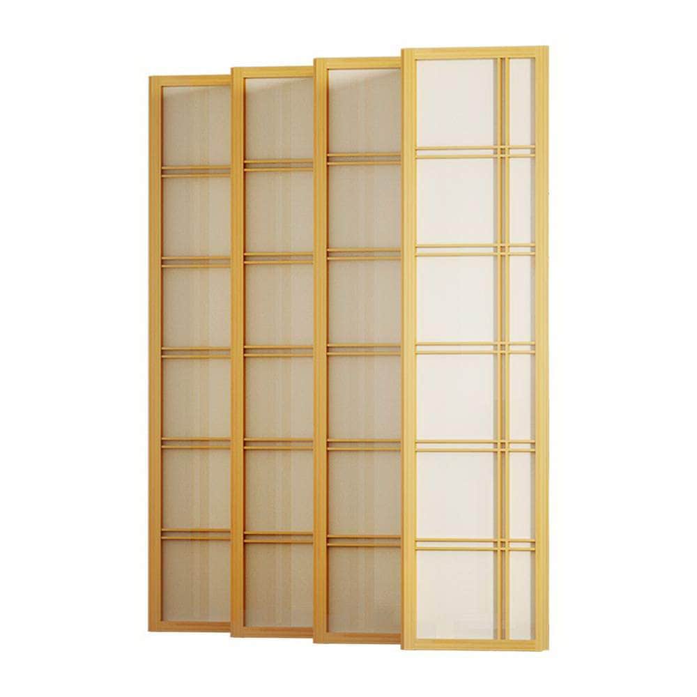 Room Divider Screen Privacy Wood Dividers Stand 8 Panel Nova Natural