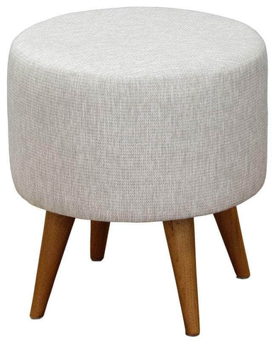 Round Ottoman (Light Grey)