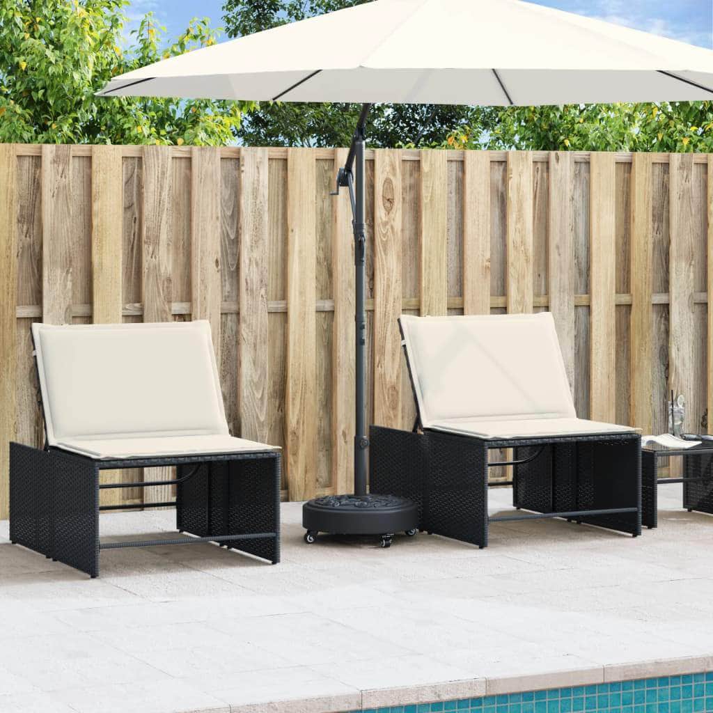 Round Parasol Base with Wheels- 27 kg Poles