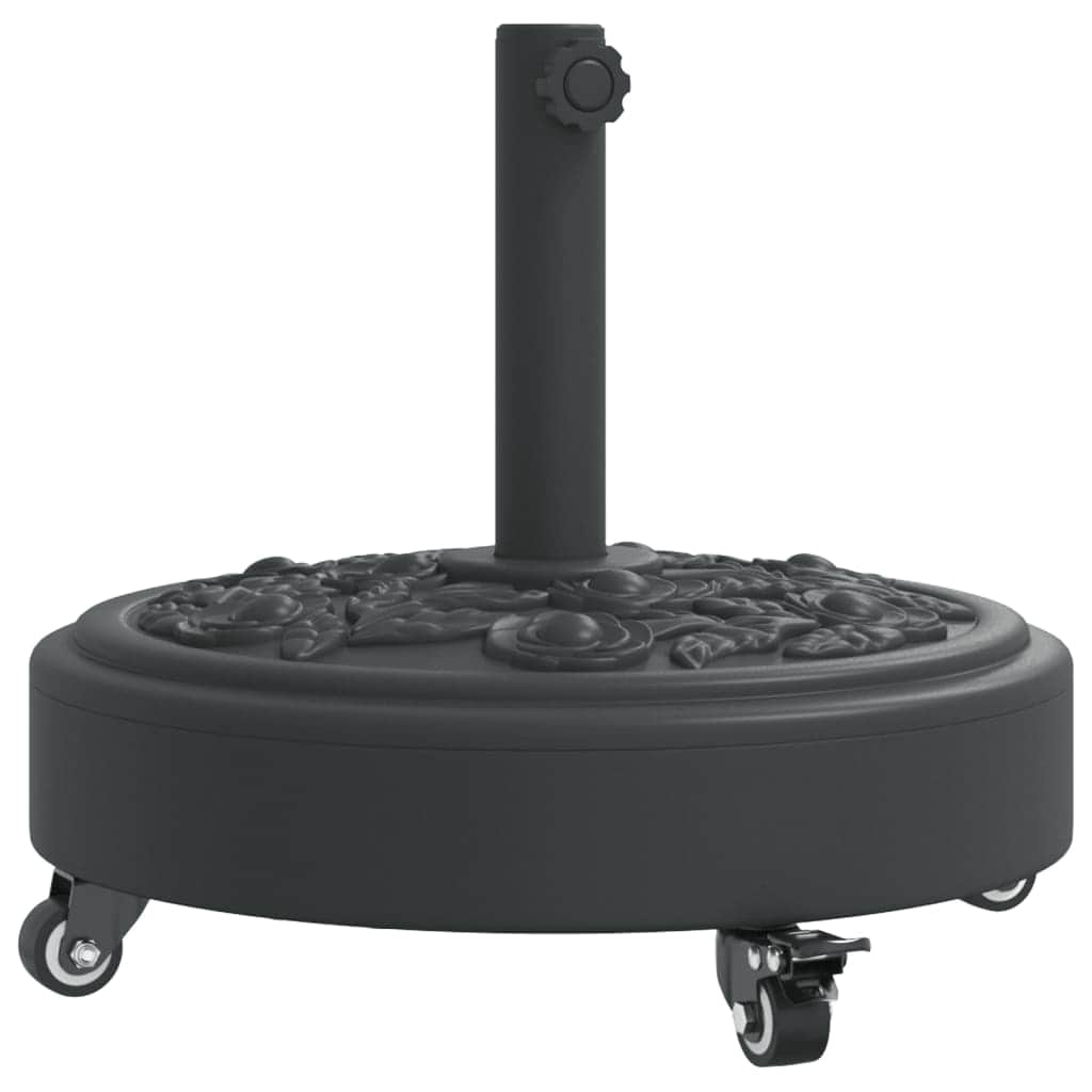 Round Parasol Base with Wheels- 27 kg Poles