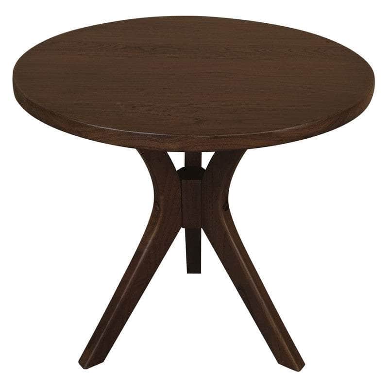 Round Side Table Large Natural Elegant Design
