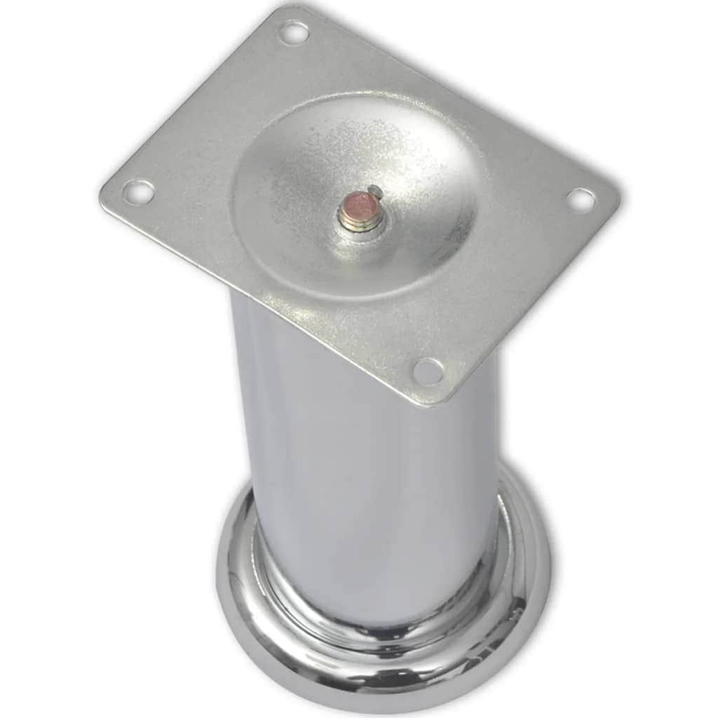 Round Sofa Legs 8 pcs Chrome 180 mm - Simple deals