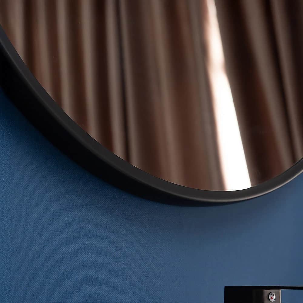 Round Wall Mirror Bathroom Makeup Mirror-80cm/90cm
