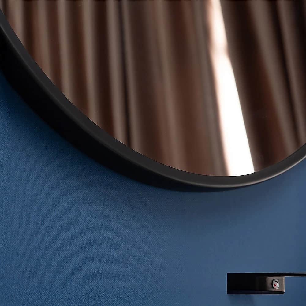 Round Wall Mirror Bathroom Makeup Mirror-80cm/90cm