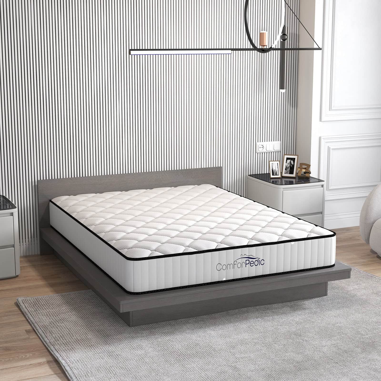 Royal Comfort Comforpedic Bonnell Spring Mattress King Single Bed Plush