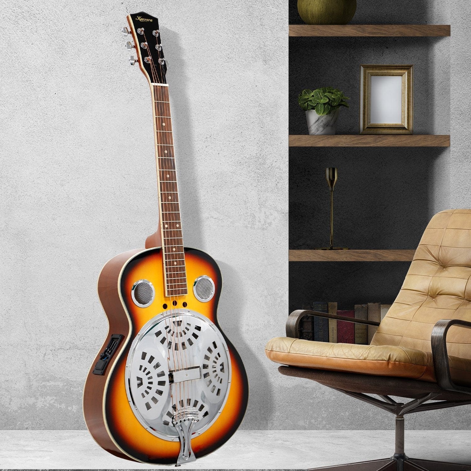 40in Resonator Guitar - Sunburst - guitars - photo 9