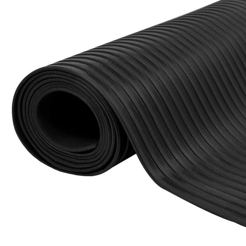 Rubber Floor at Anti-Slip Broad Ribbed M