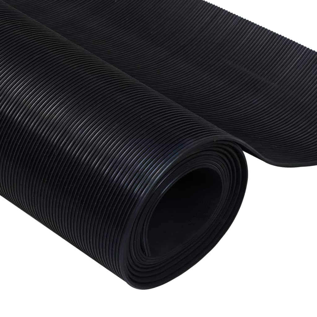Rubber Floor at Anti-Slip Fine Ribbed M
