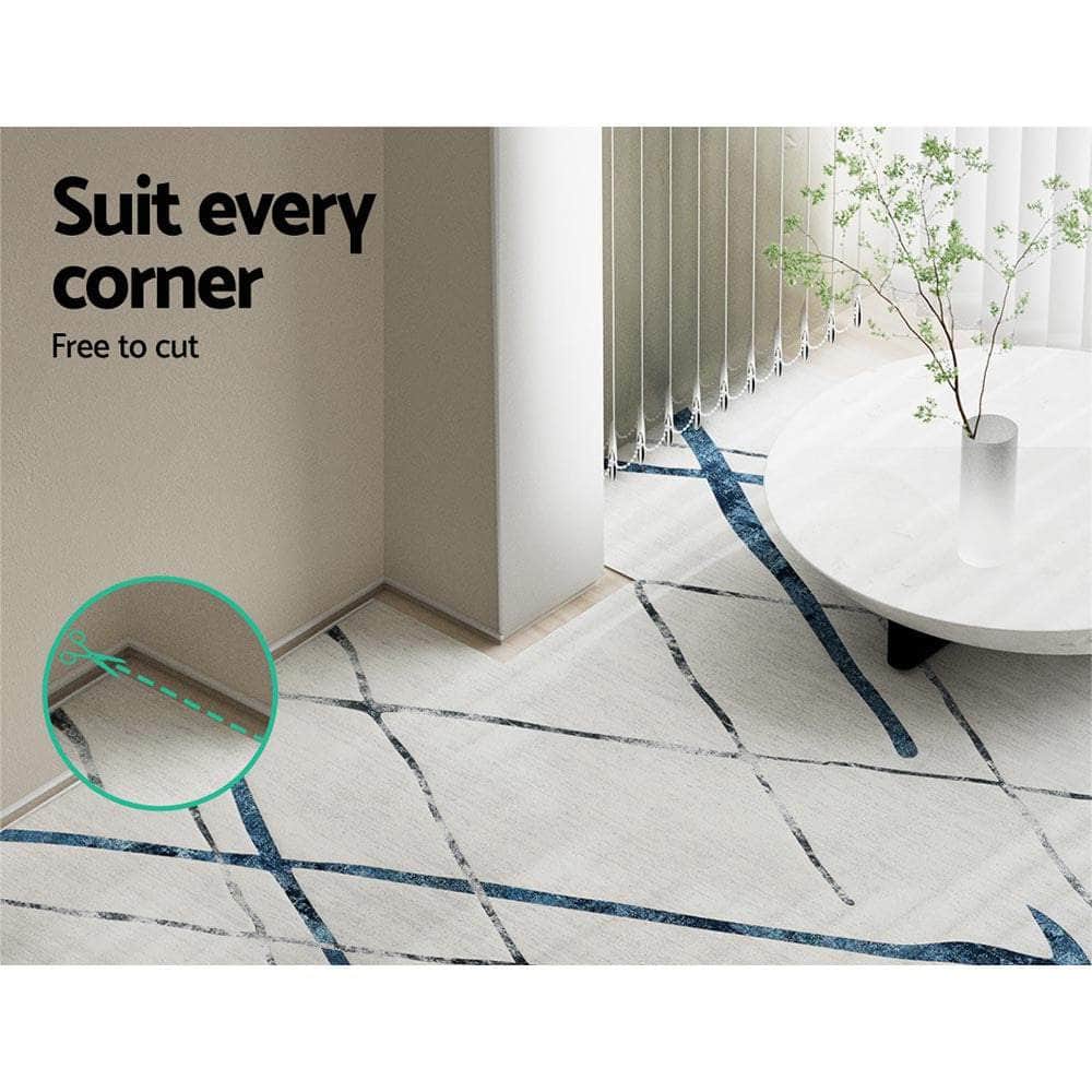 Rug 200x290cm Area Rug Washable Mat Large Carpet Soft Short Pile Jaca