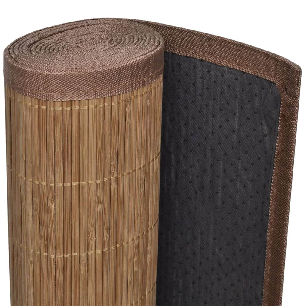 Rug Bamboo Modern Brown