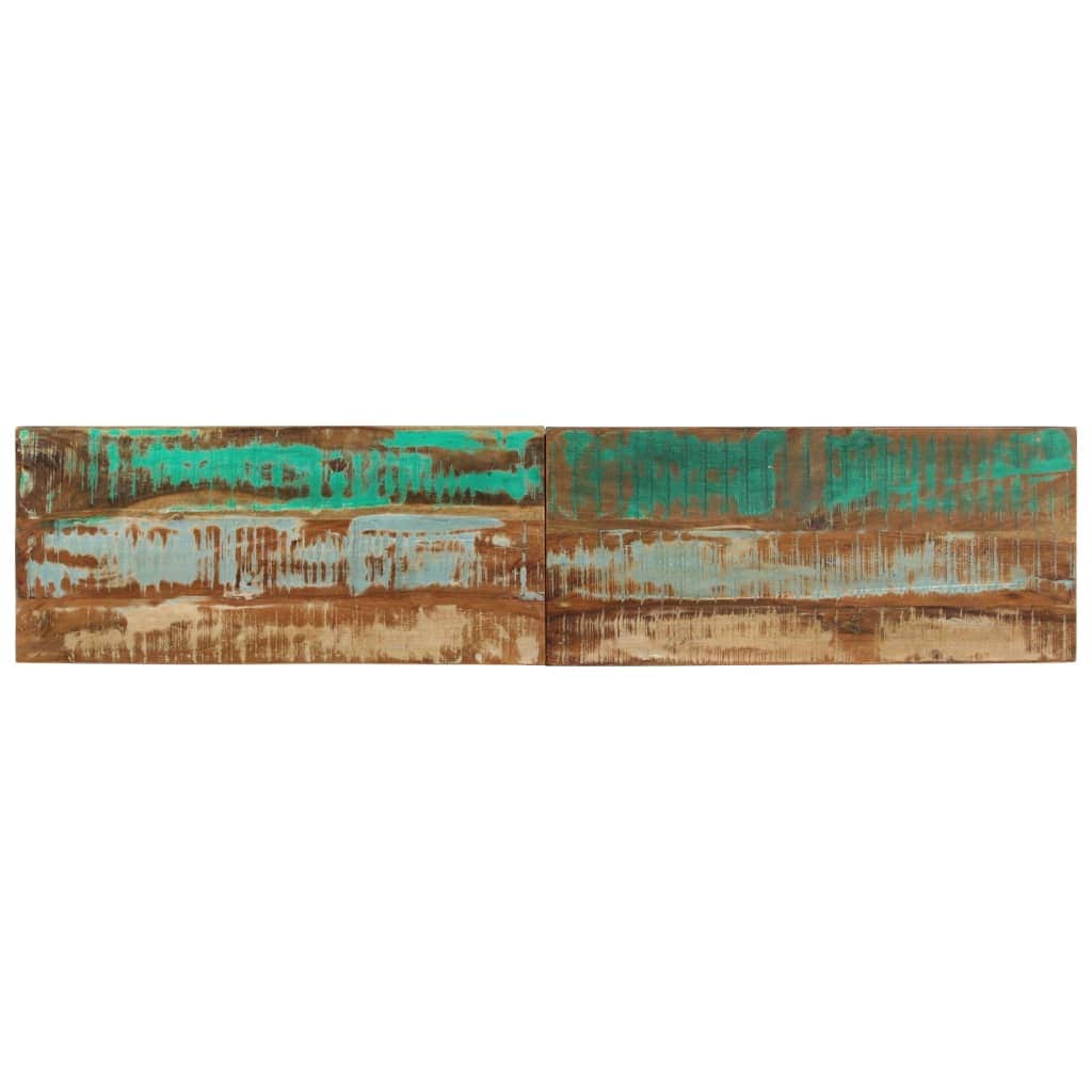 Rustic Charm: Reclaimed Solid Wood Bench