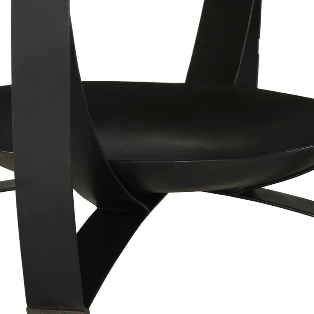 Rustic Fusion: Mango Wood and Iron Coffee Table
